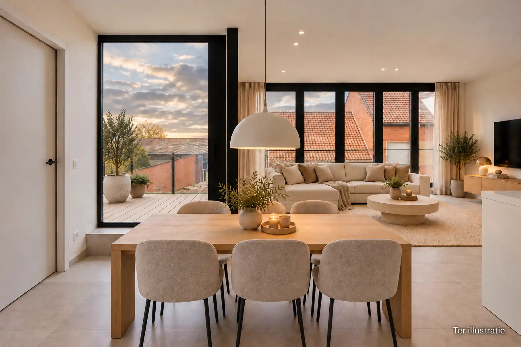 Instapklare appartementen met parkings & berging in Lierde foto {{pictureIndex}}
