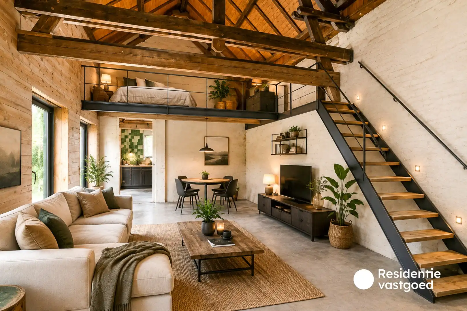Ruime woning met uitzonderlijk veel mogelijkheden en prachtig zicht vanuit de tuin foto 7