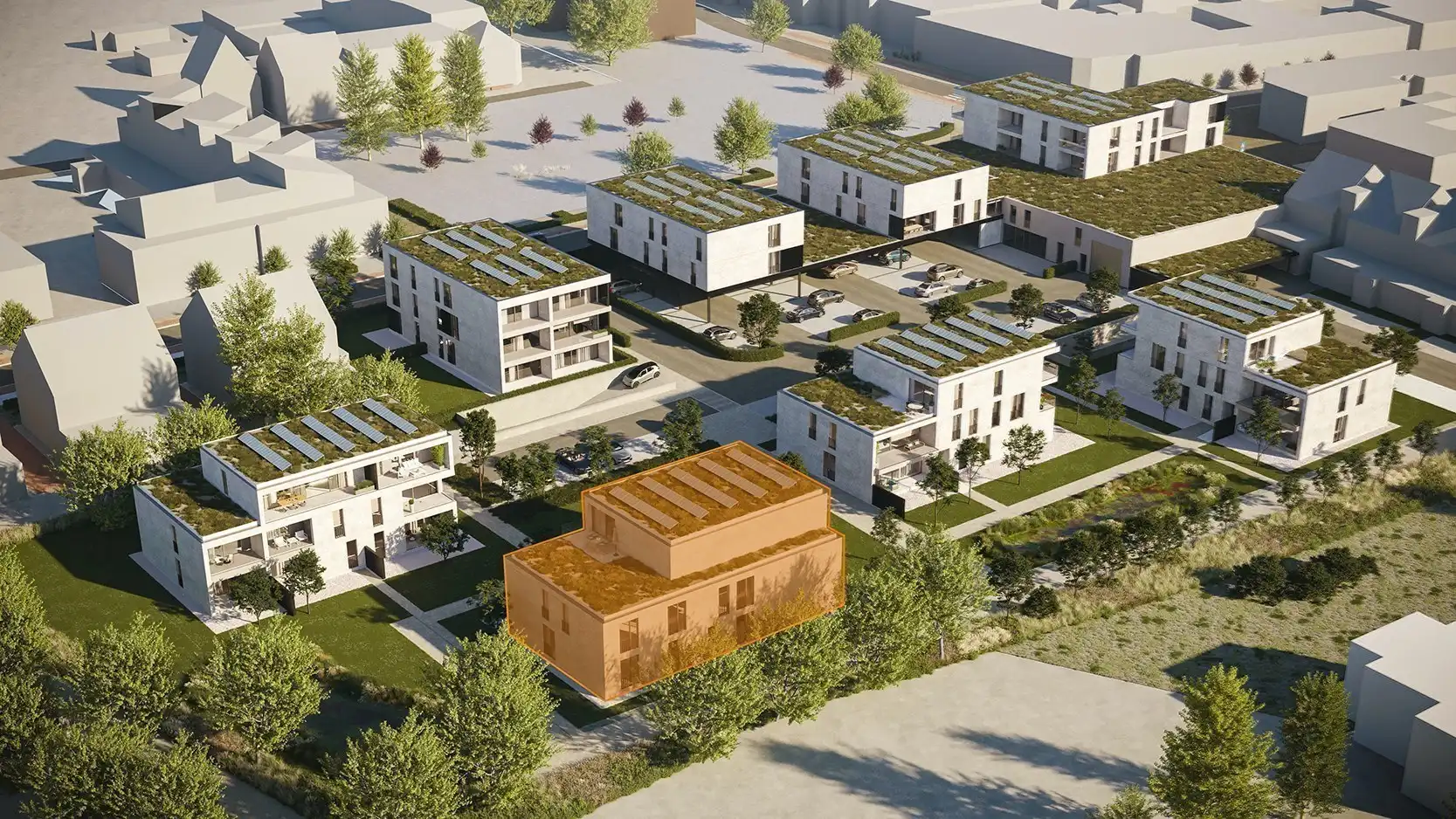 Luxueus app met  2-slpk en ZW-terras in centrum Koersel foto 3