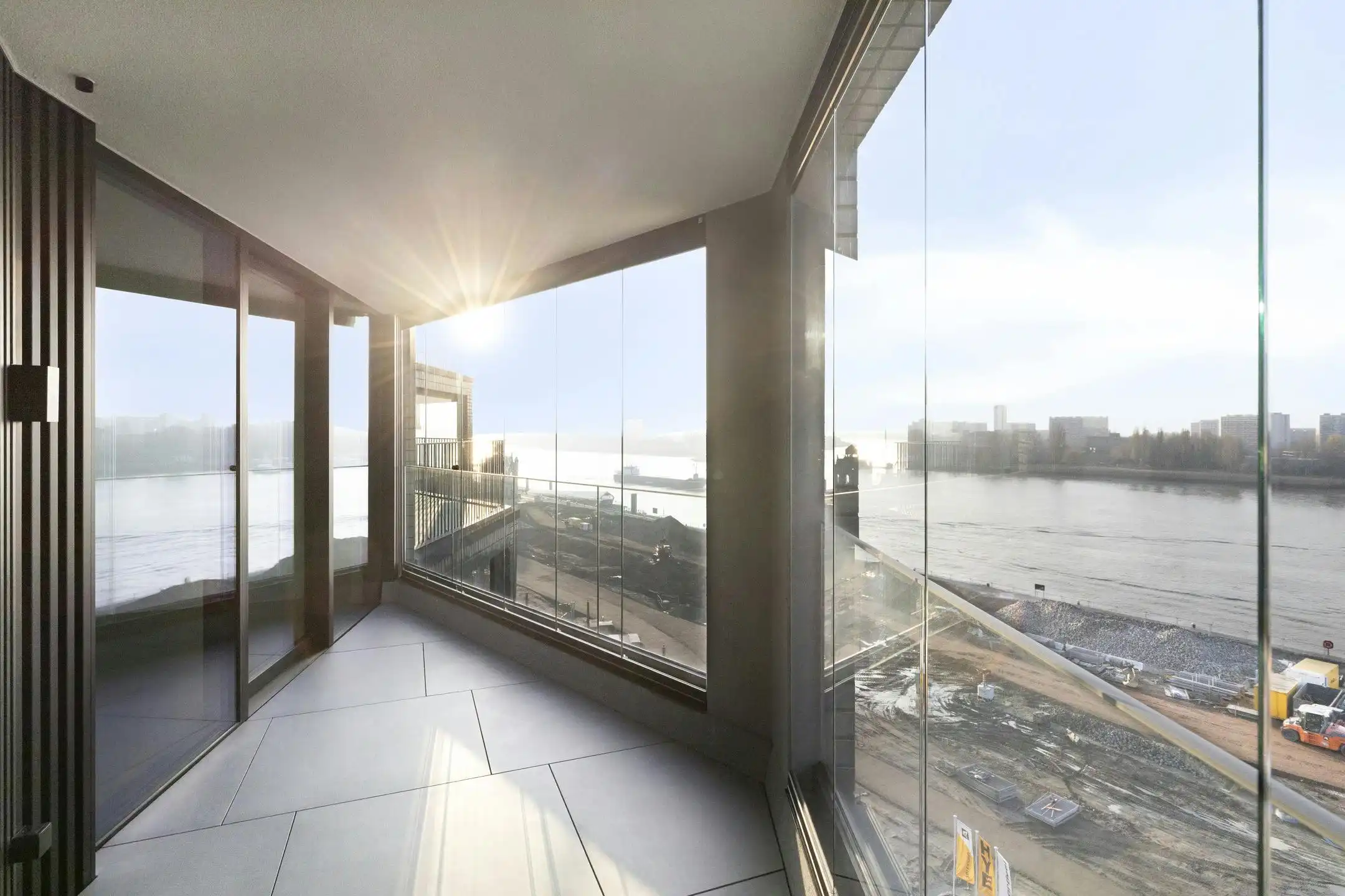 Duplexpenthouse met frontaal Schelde zicht te koop in Antwerpen foto 22