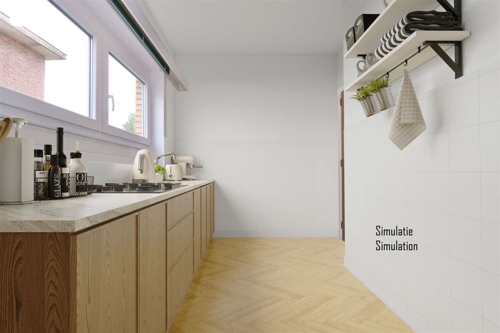 Appartement op de 1ste verdieping met 2 slaapkamers foto {{pictureIndex}}