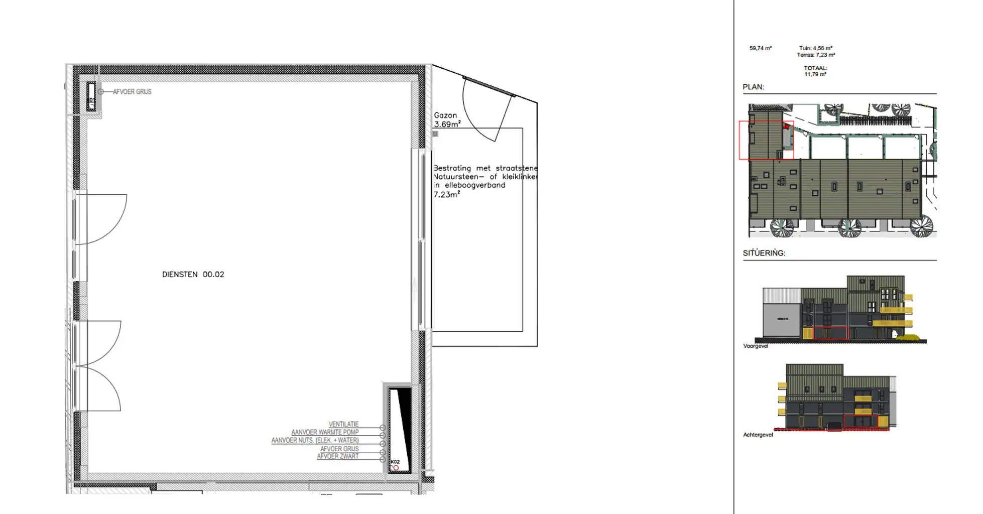 Casco handelsruimte 60m2 met terras en tuin foto 4