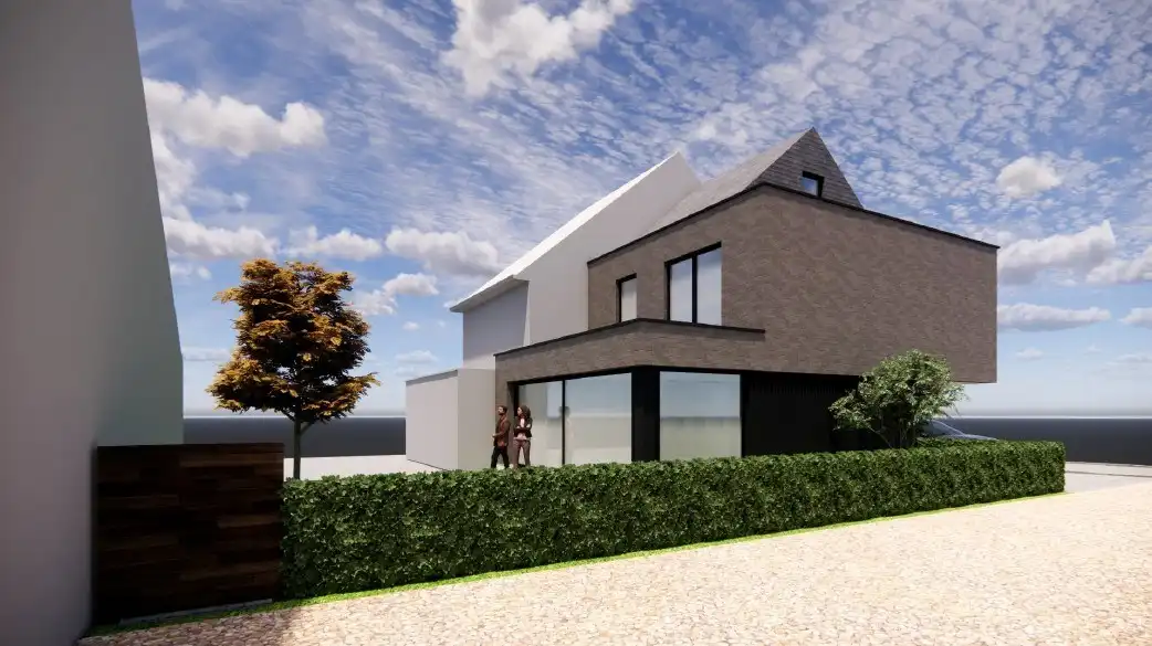 Vernieuwde loods en vergunde bouwgrond voor halfopen bebouwing te Lembeek foto 13