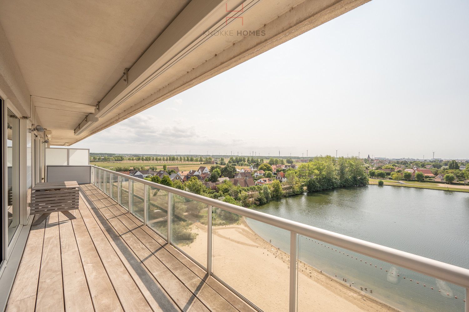 Riant appartement met open zicht over het meer van Duinbergen foto 11