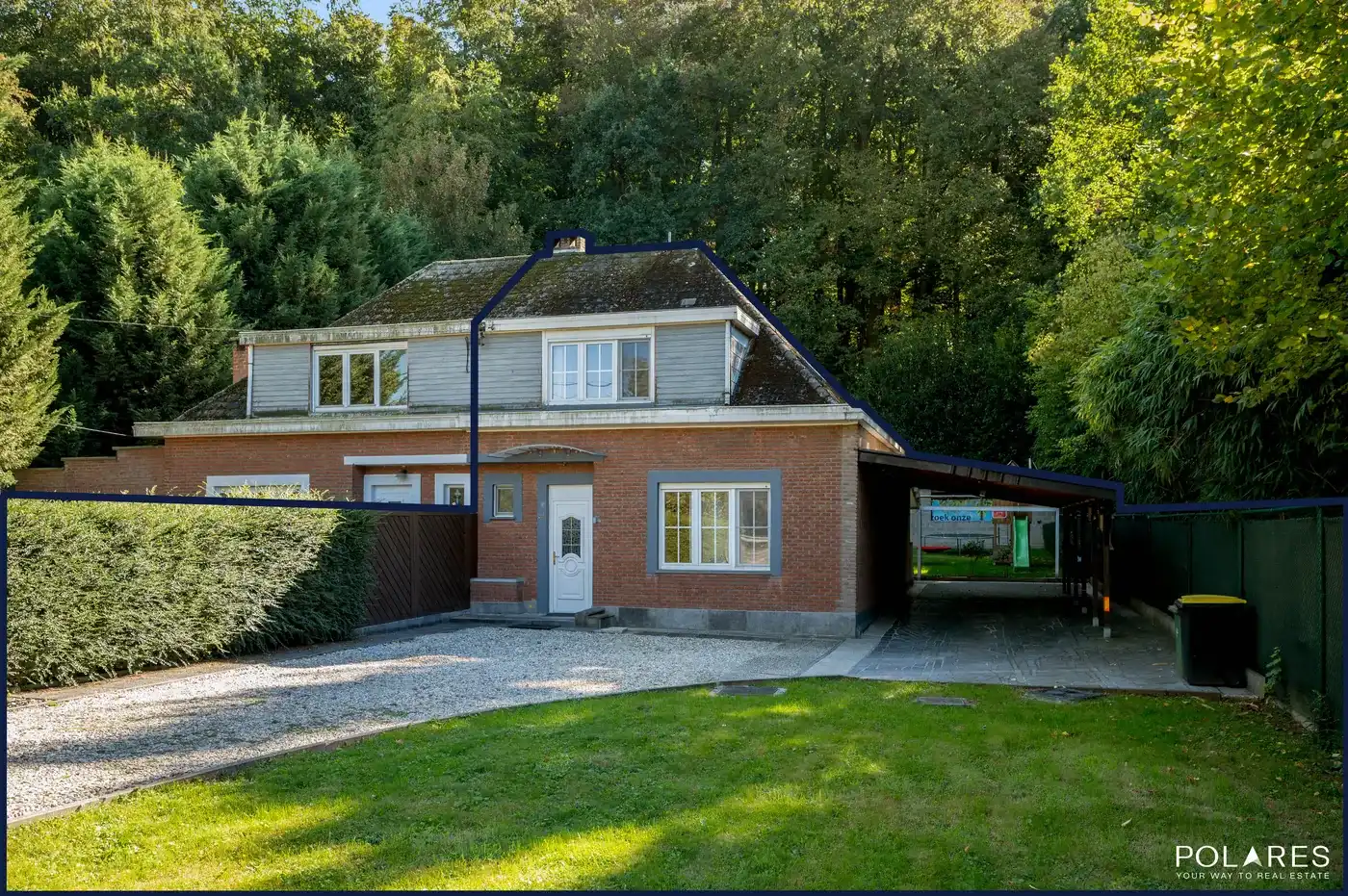 Hoofdfoto van de publicatie: Halfopen woning met 3 slaapkamers en zuidgerichte tuin te Veltem-Beisem