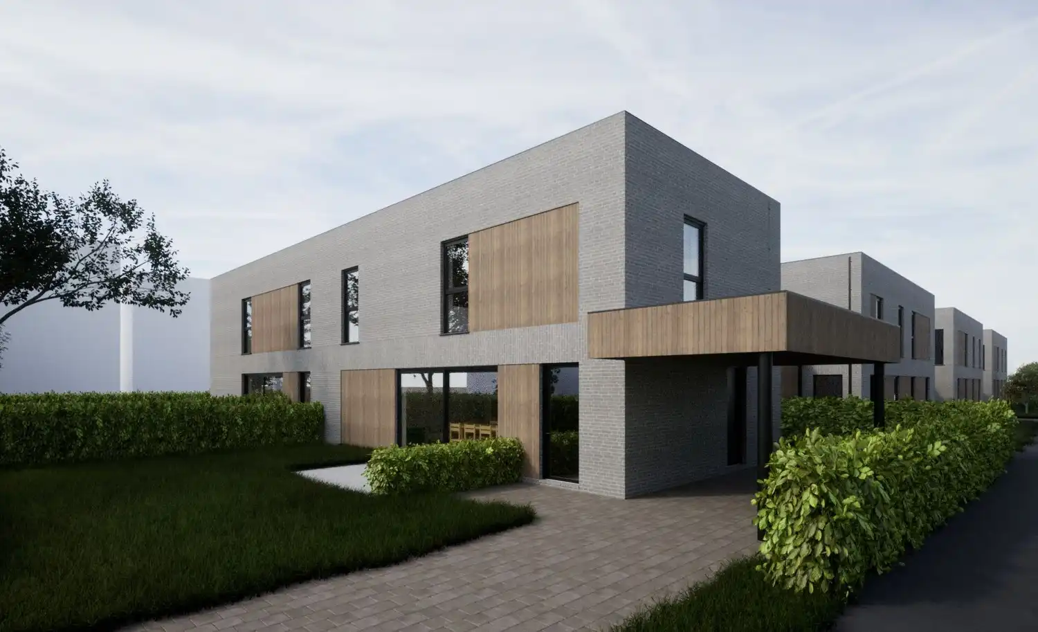 8 moderne nieuwbouwwoningen op percelen van 3 are foto 2