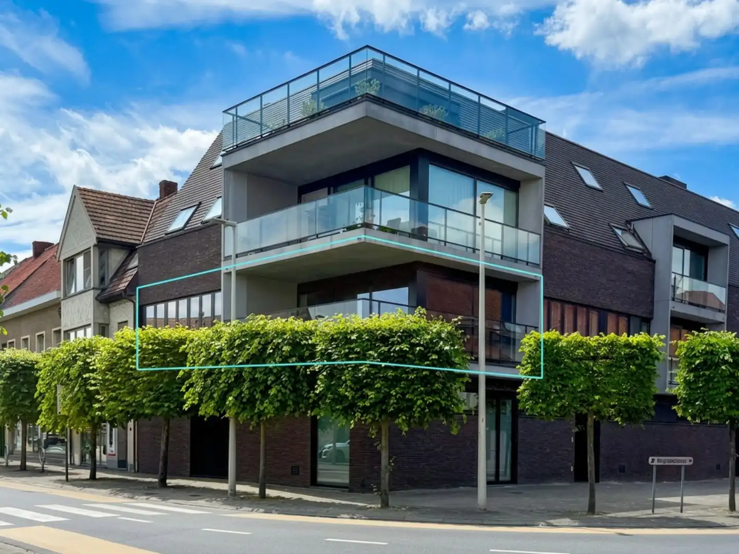 Energiezuinig top appartement met 2 slpk inclusief garagebox en berging te huur in Sleidinge foto 2