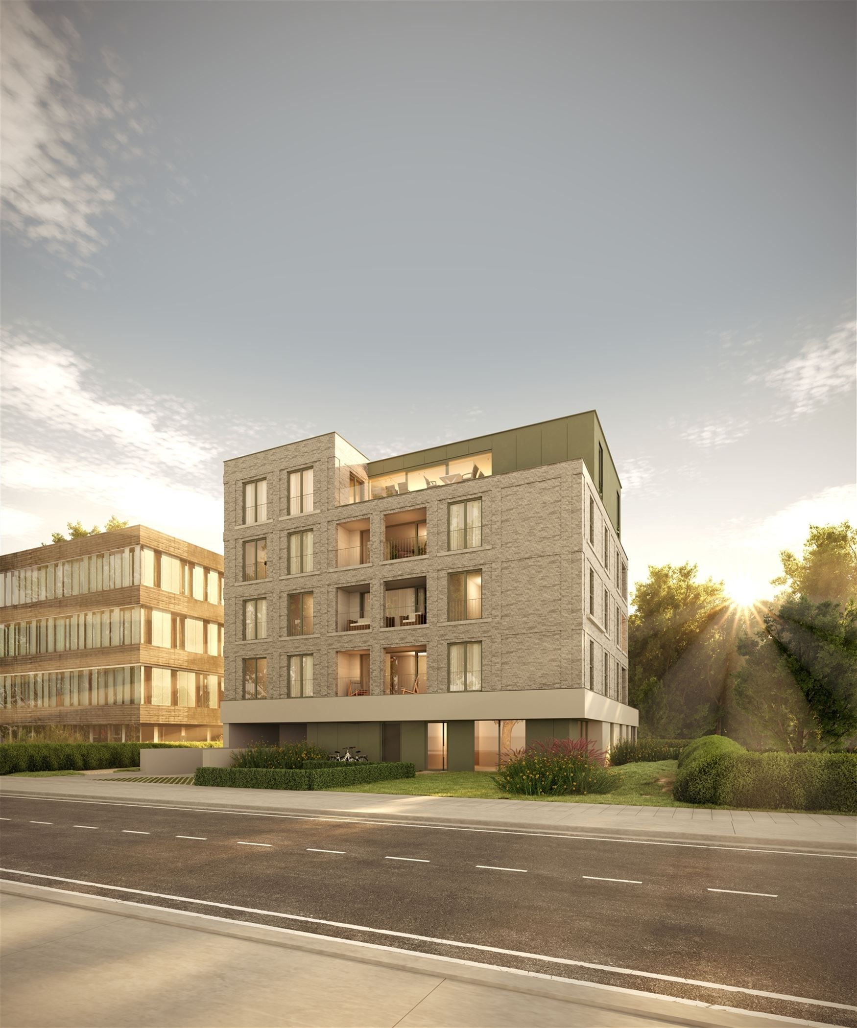 Zonovergoten tuinappartement aan de rand van Gent foto 5