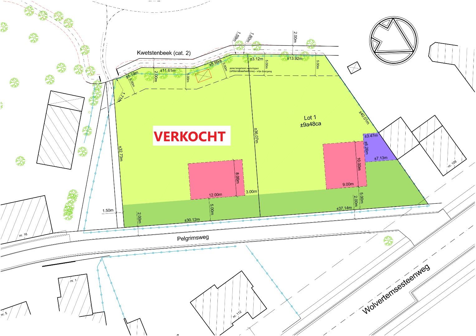 Perceel bouwgrond voor open bebouwing met open zicht - lot 1 foto {{pictureIndex}}