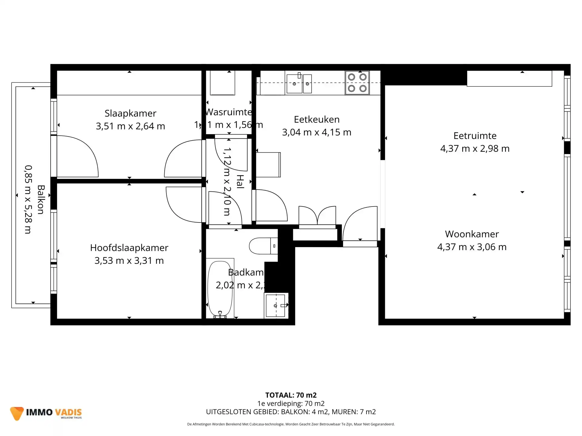 Stijlvol gerenoveerd appartement met 2 slaapkamers, terras en parking foto 11