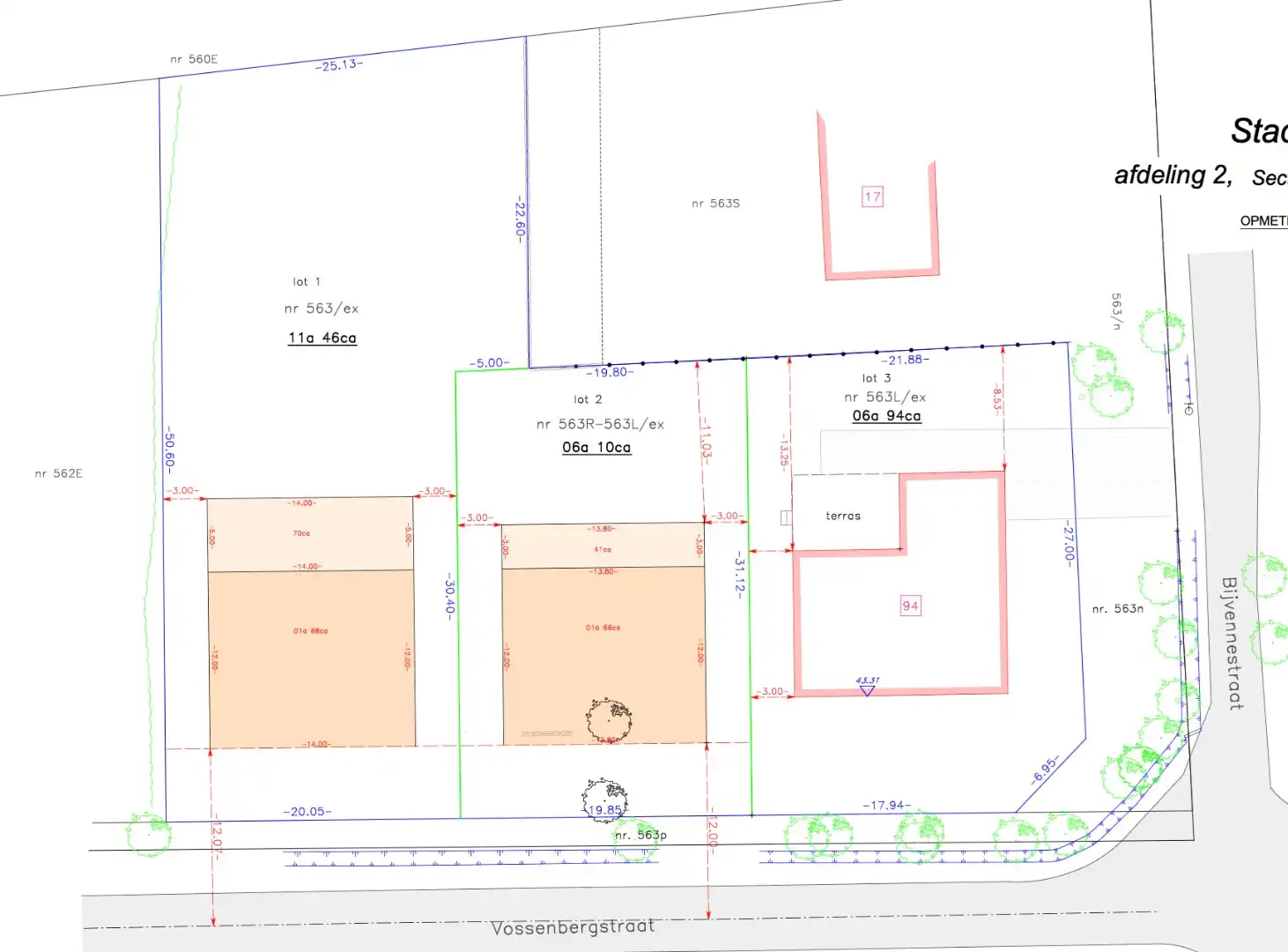 LOT 1 - RUIM, GOED GELEGEN PERCEEL VOOR NIEUWBOUWPROJECT AAN 6% BTW TE KOOP IN HASSELT foto 2