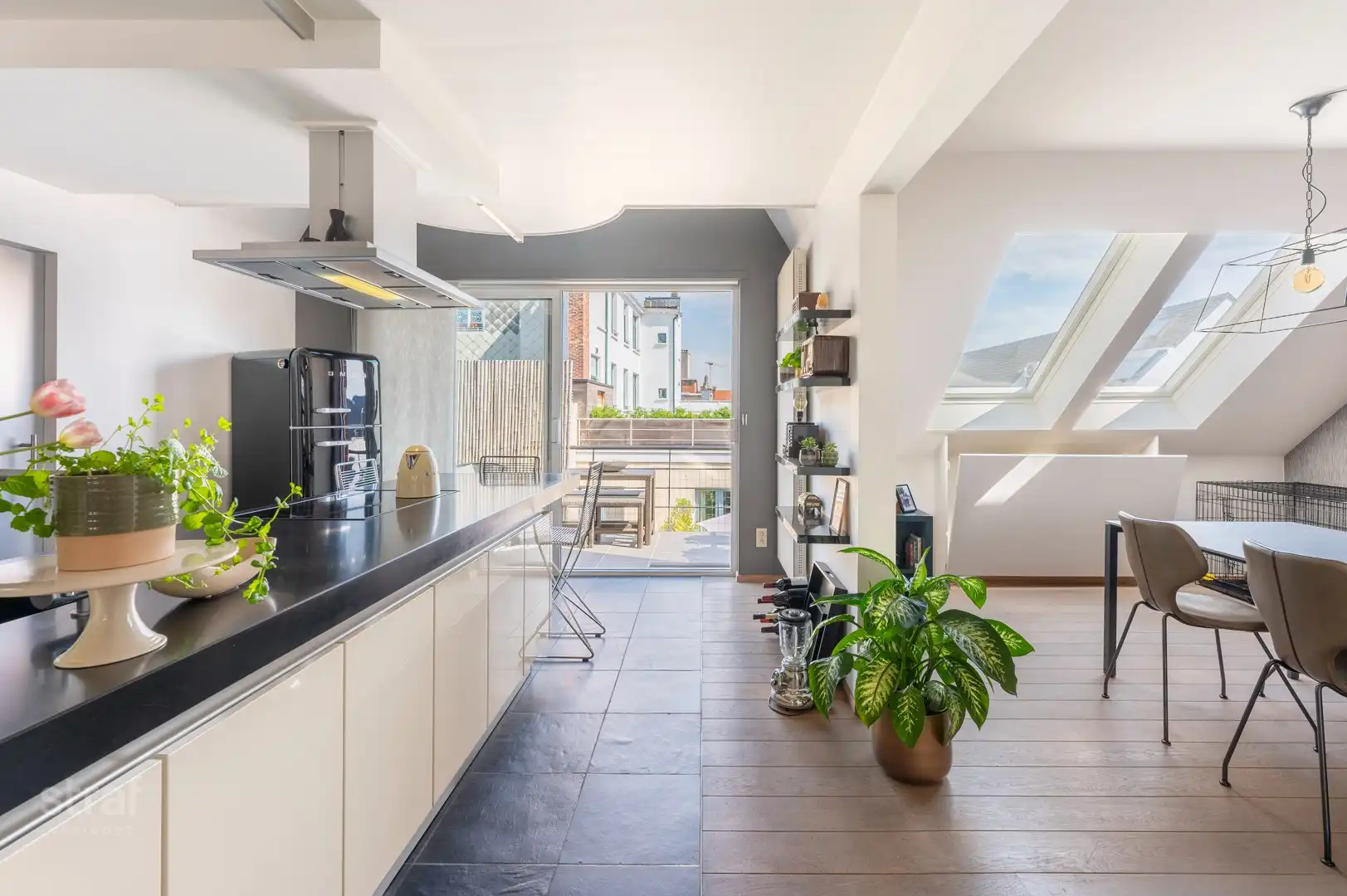 Penthouse met terras en zicht op de kathedraal in hartje Antwerpen foto 4