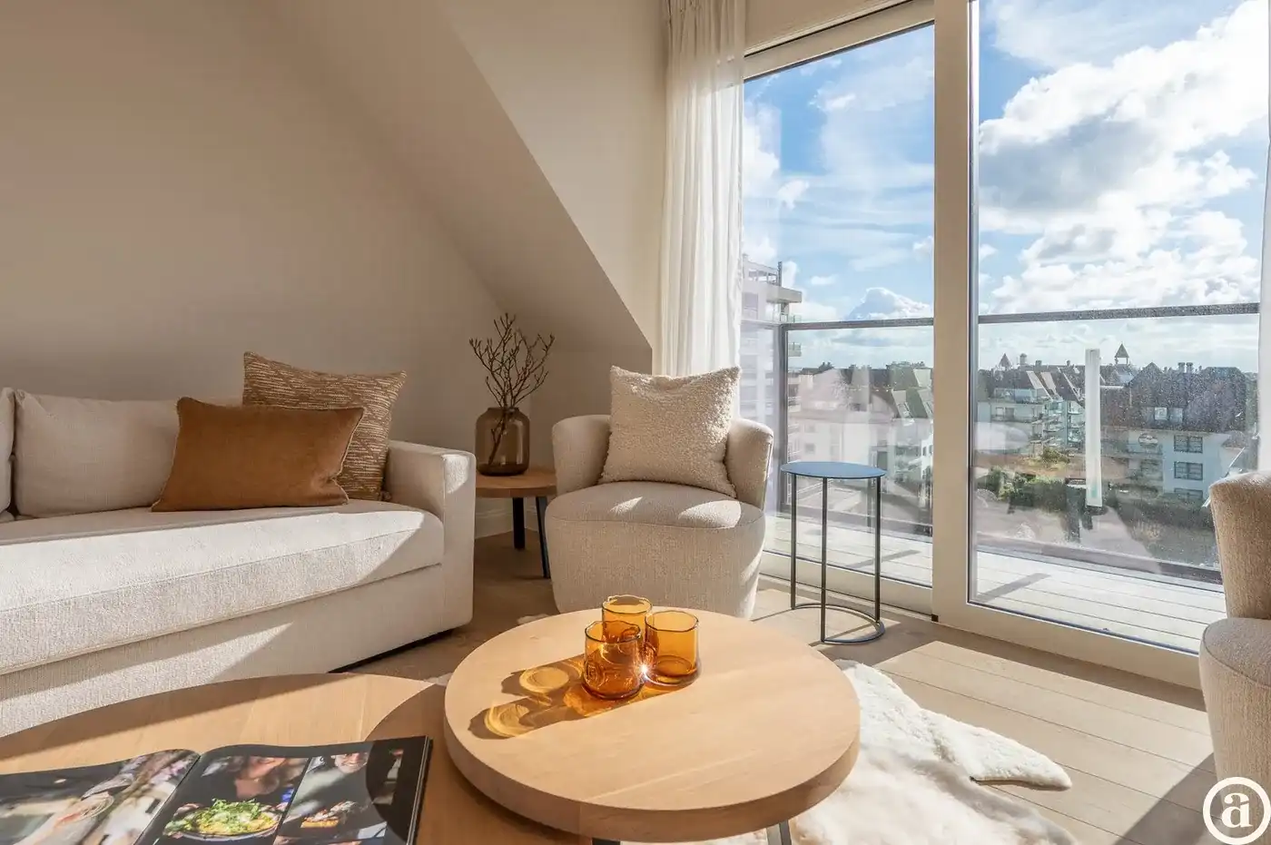 Nieuwbouw duplex-appartement met airco te Zoute (Kustlaan)   foto 9
