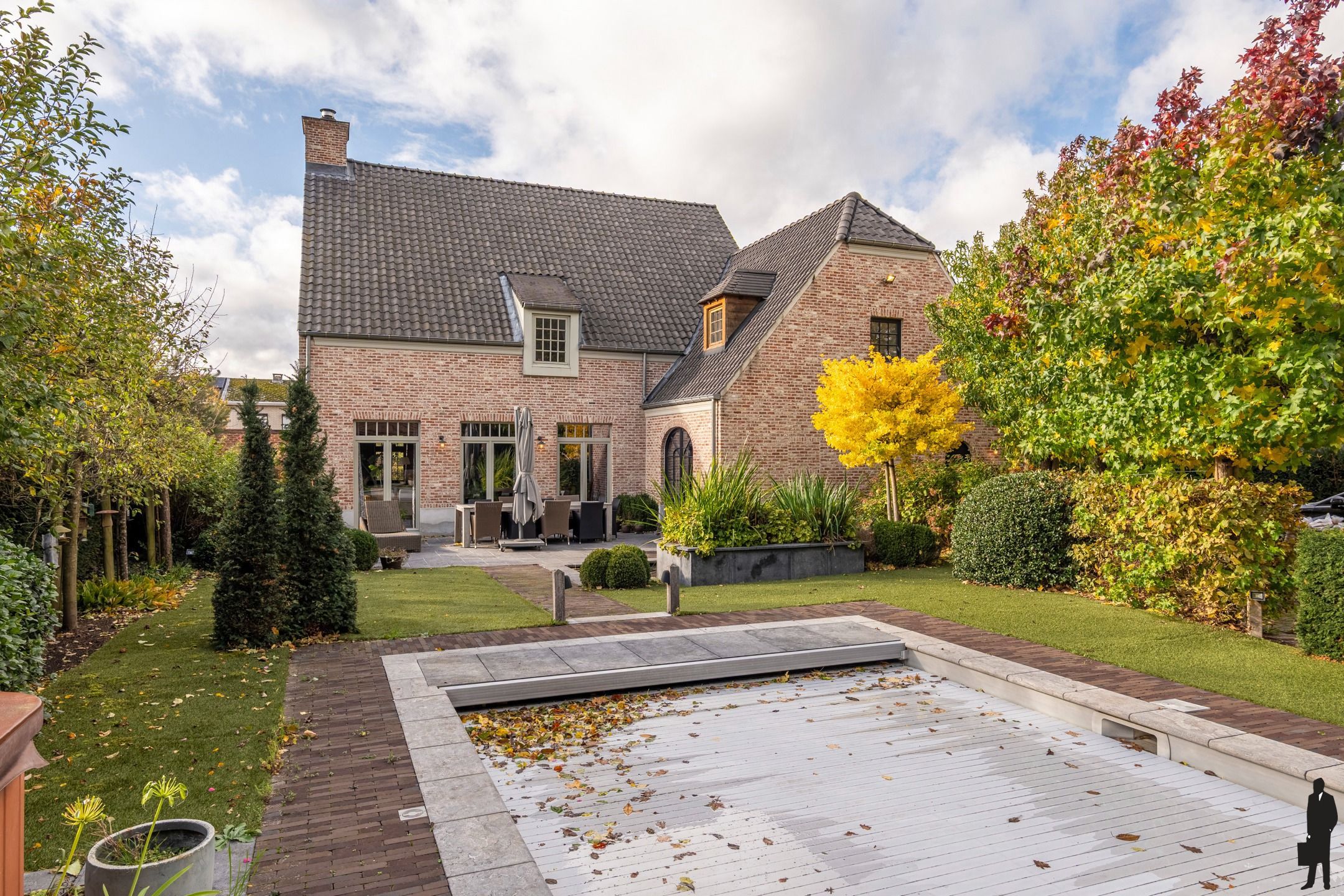 Luxevilla met zwembad, poolhouse, werkhuis en bos in Geel foto 21