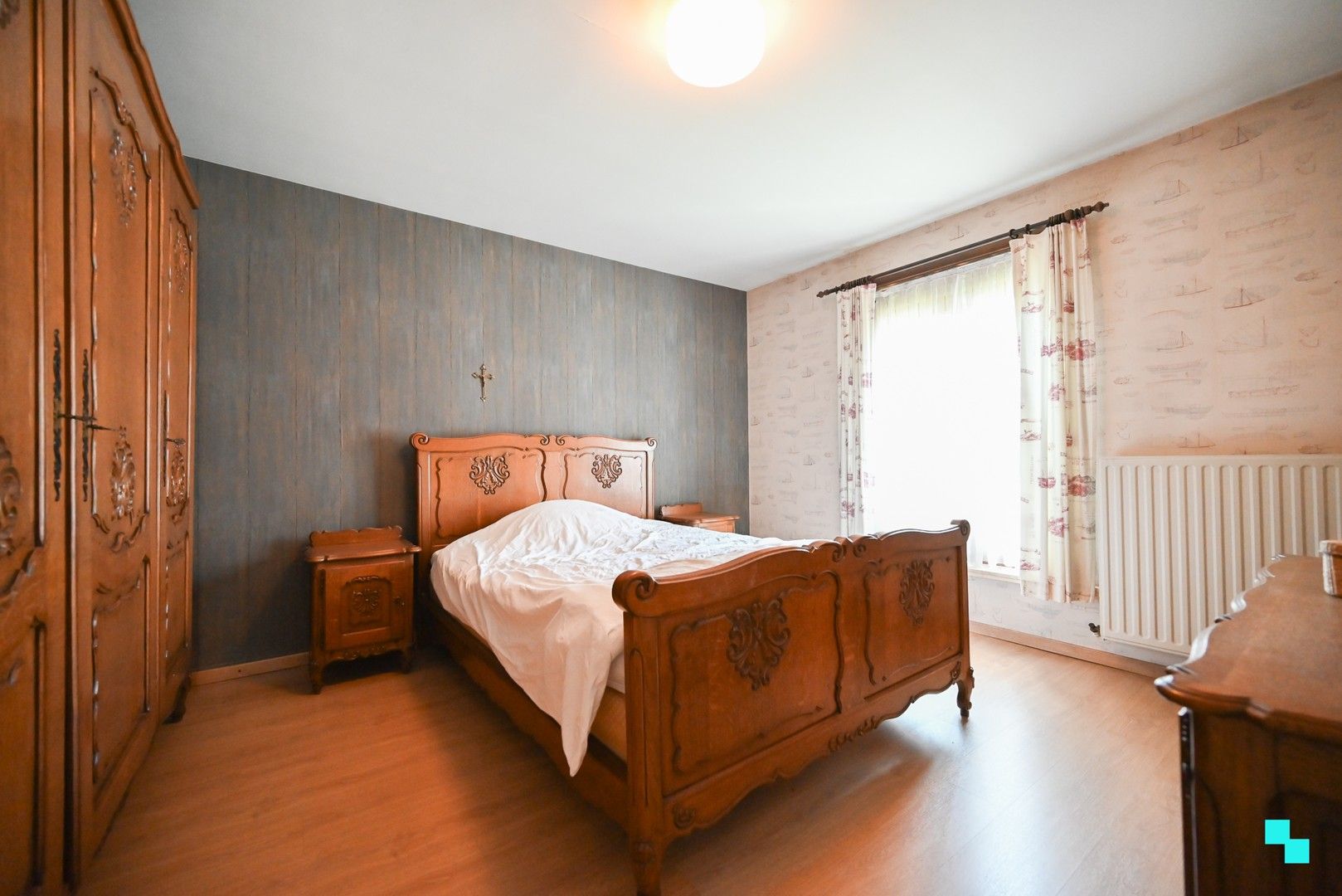 Wonen in erfgoed, zicht op het groen, midden in de stad Izegem. foto 17