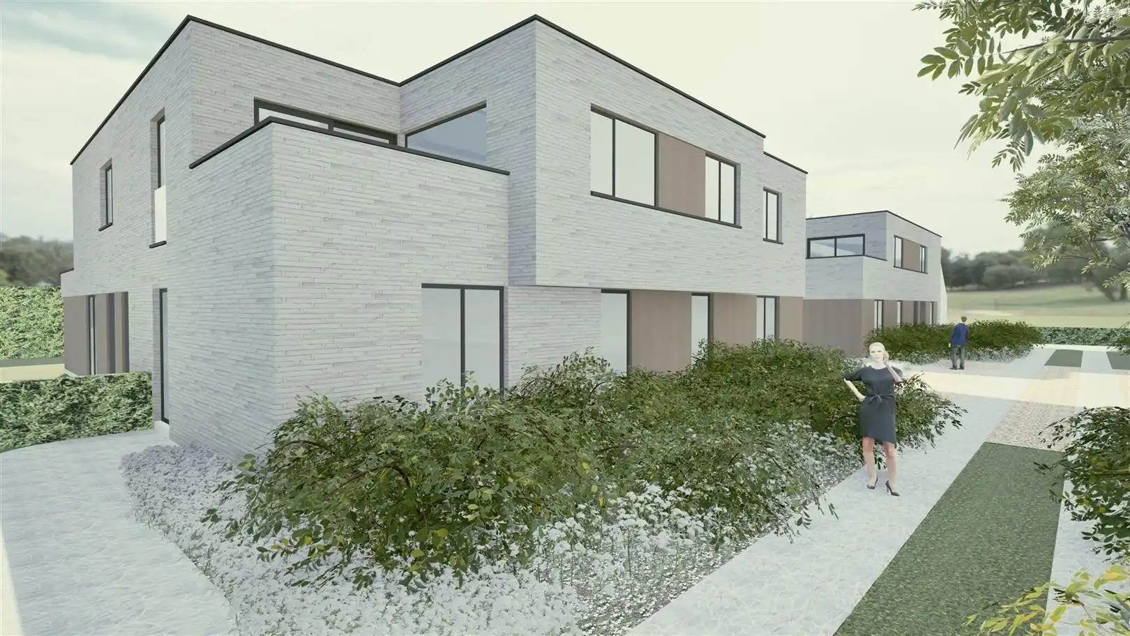 Nieuwbouw duowoningen met carport, terras of tuin foto 4