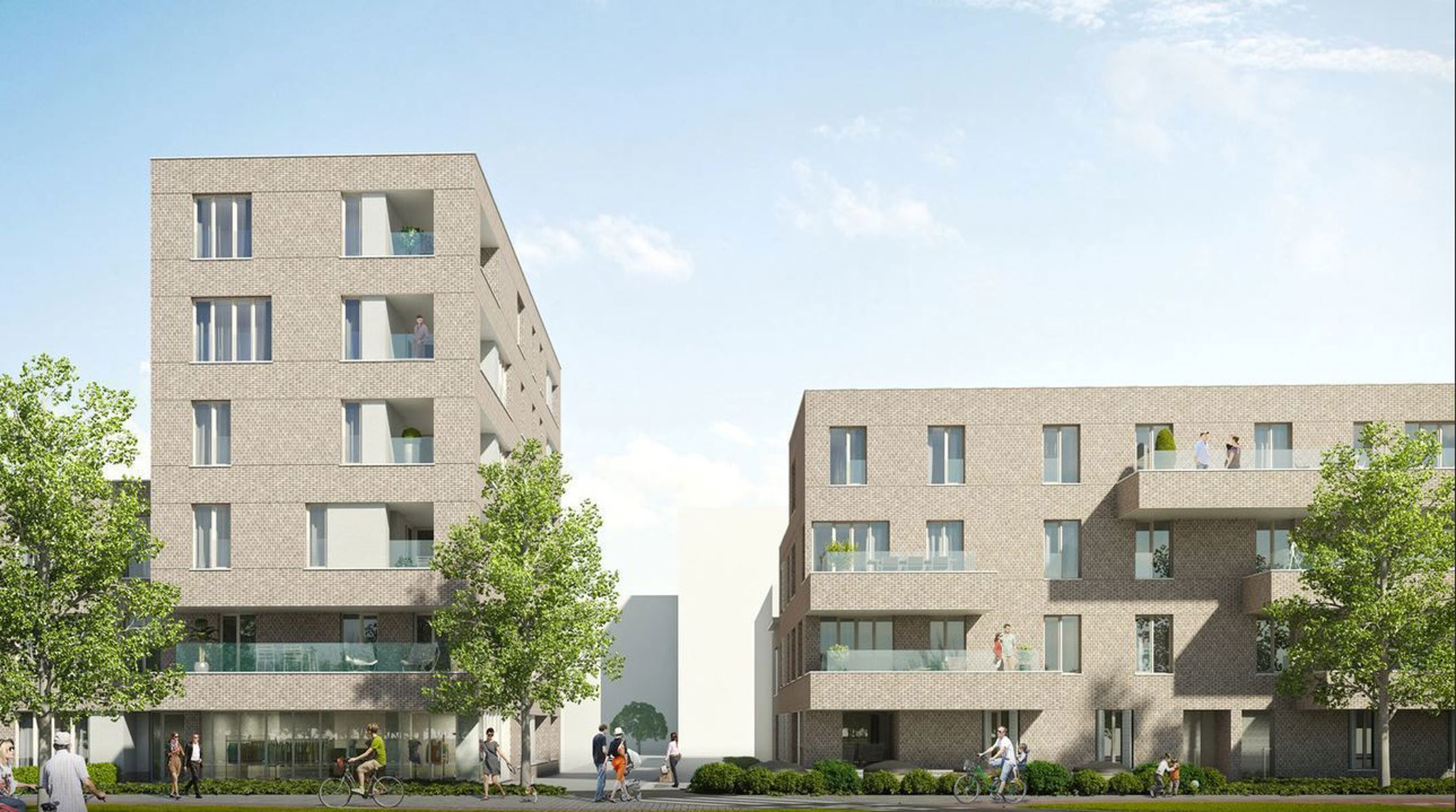 Gelijkvloers appartement te huur + garage foto {{pictureIndex}}