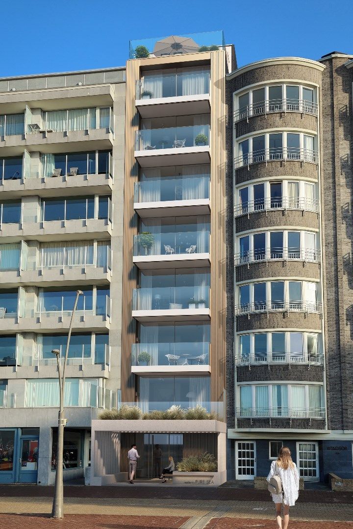 De res. Pure Sea: 7 luxe appartementen met frontaal zeezicht in Oostduinkerke.  foto 5
