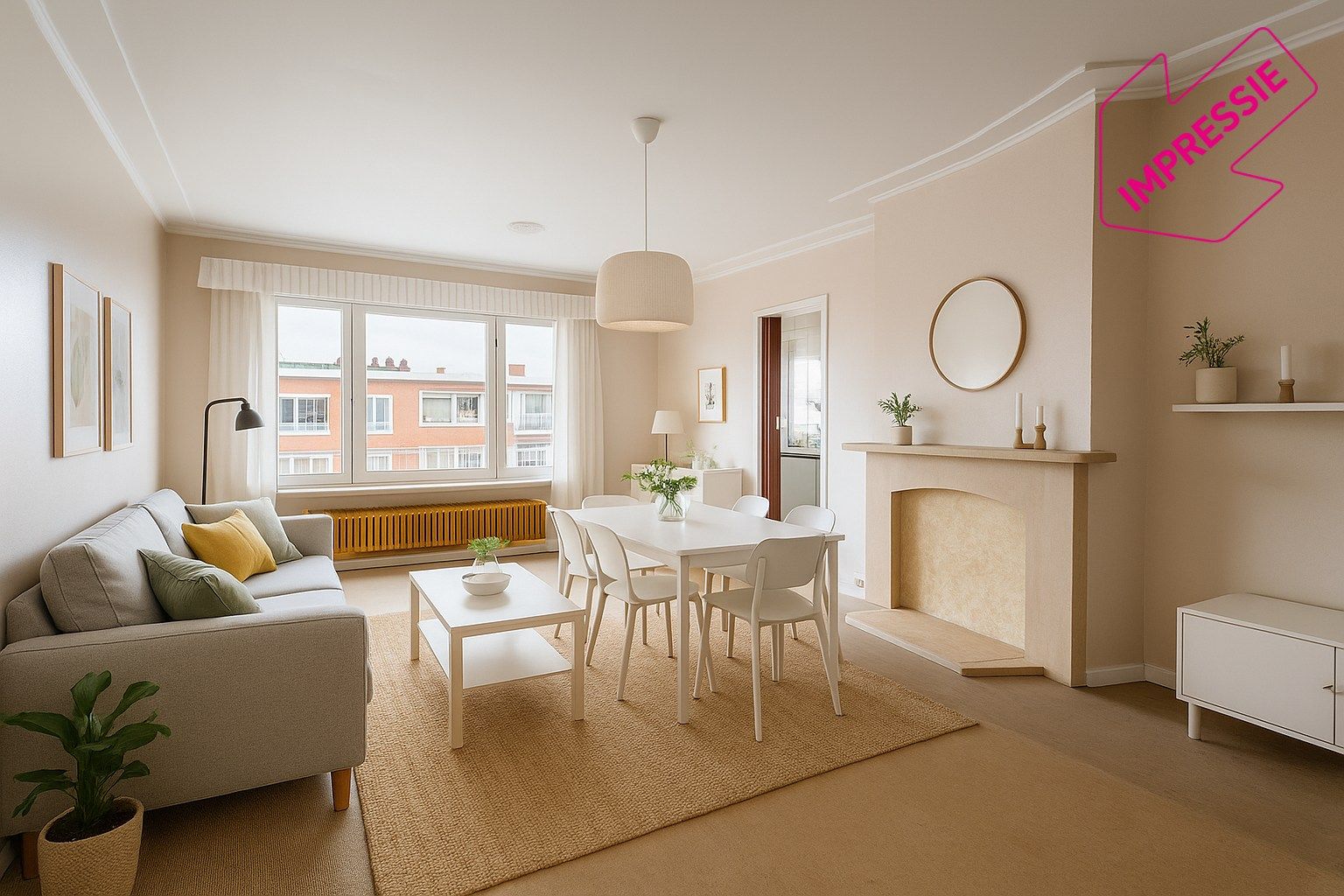 Ruim, licht appartement met 2 slaapkamers en terras foto {{pictureIndex}}