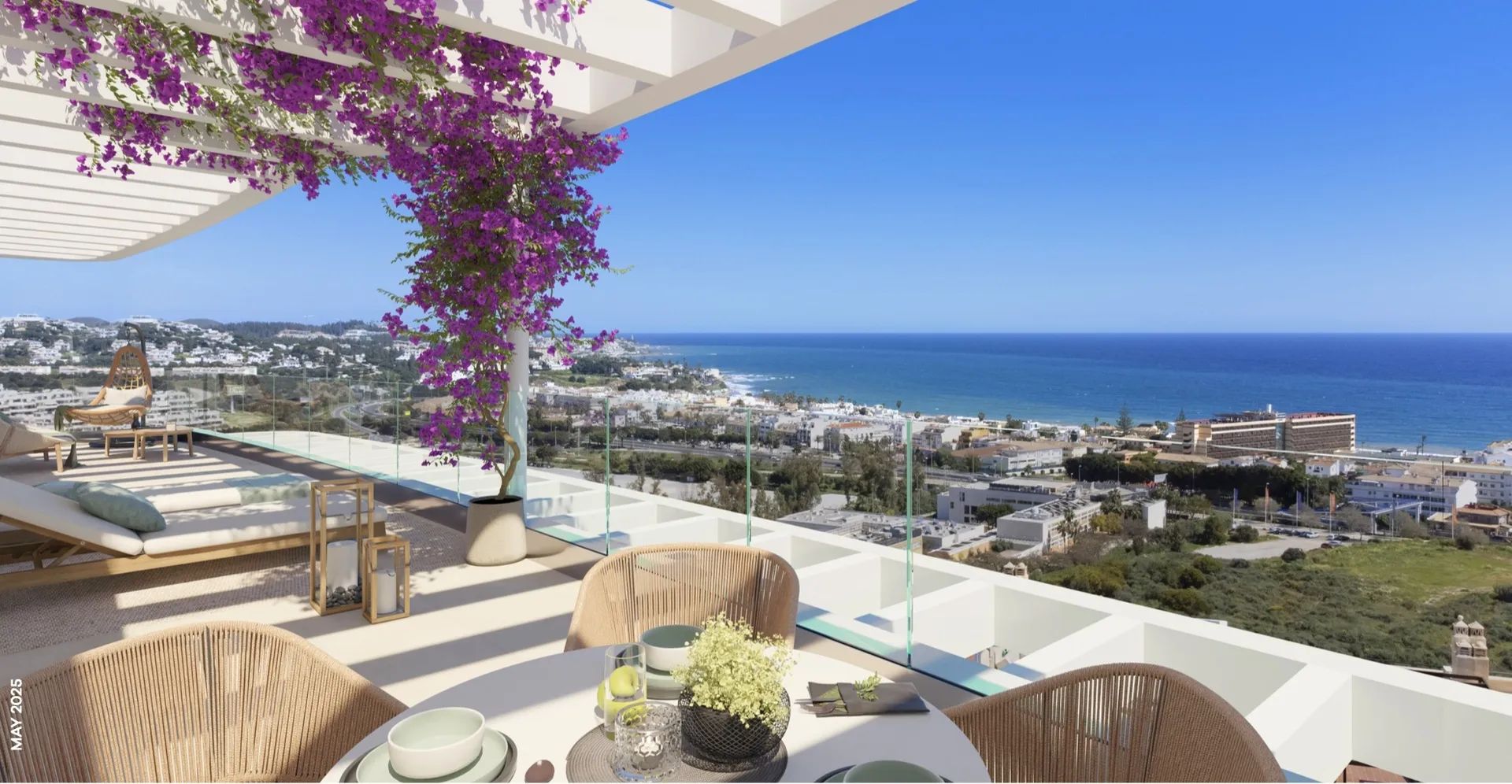 Luxe appartementen en penthouses met panoramisch zeezicht in Mijas foto 9