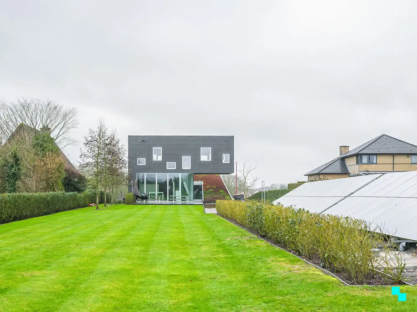 Architecturale kantoorruimte op ruim perceel nabij dorpskern Merelbeke foto 28