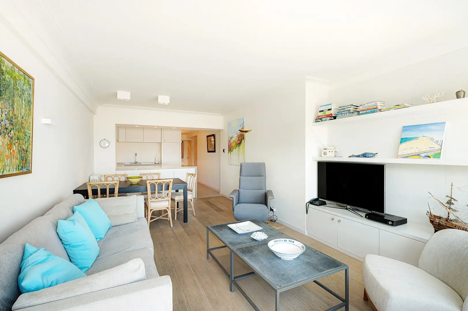 Appartement met frontaal zicht op zee, gelegen aan het Albertstrand. foto 3