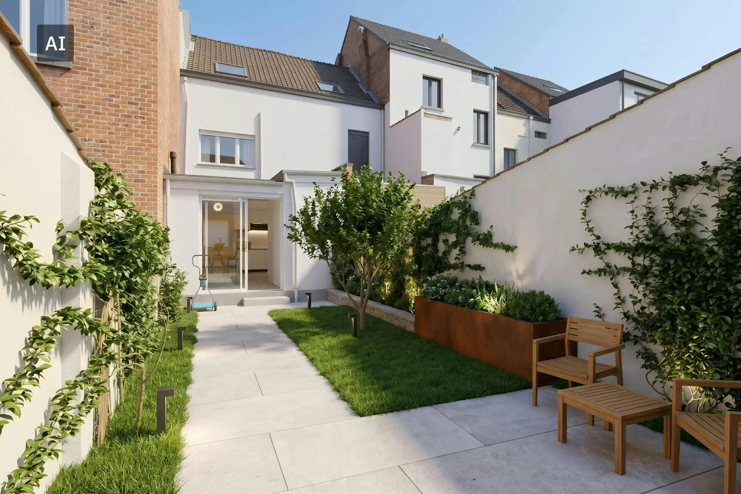 Ruime instapklare woning met stadstuin nabij centrum Mechelen foto 14