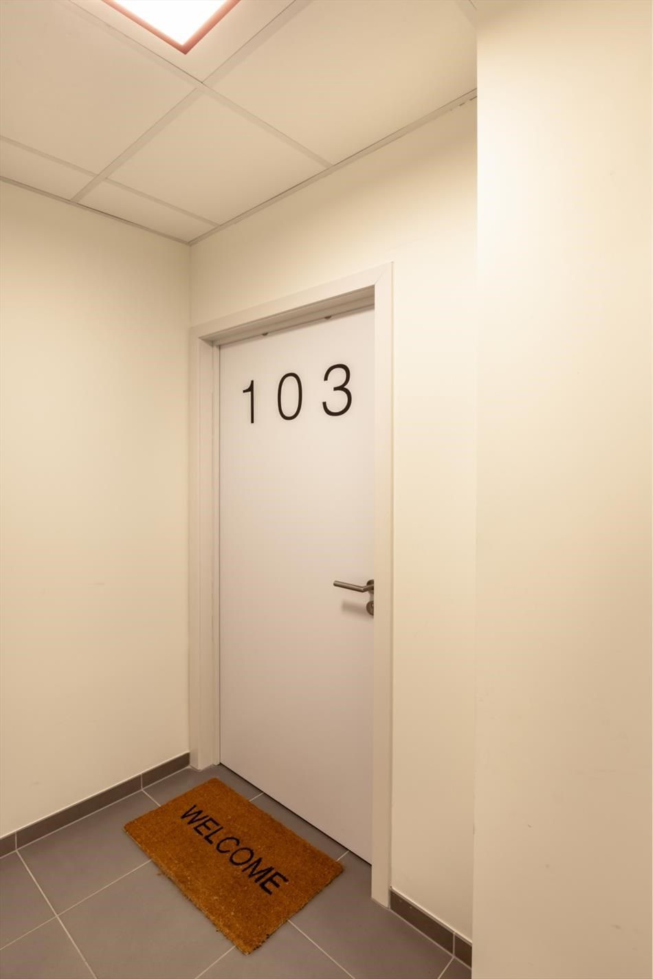 Bemeubelde studentenkamer met privé sanitair foto 8
