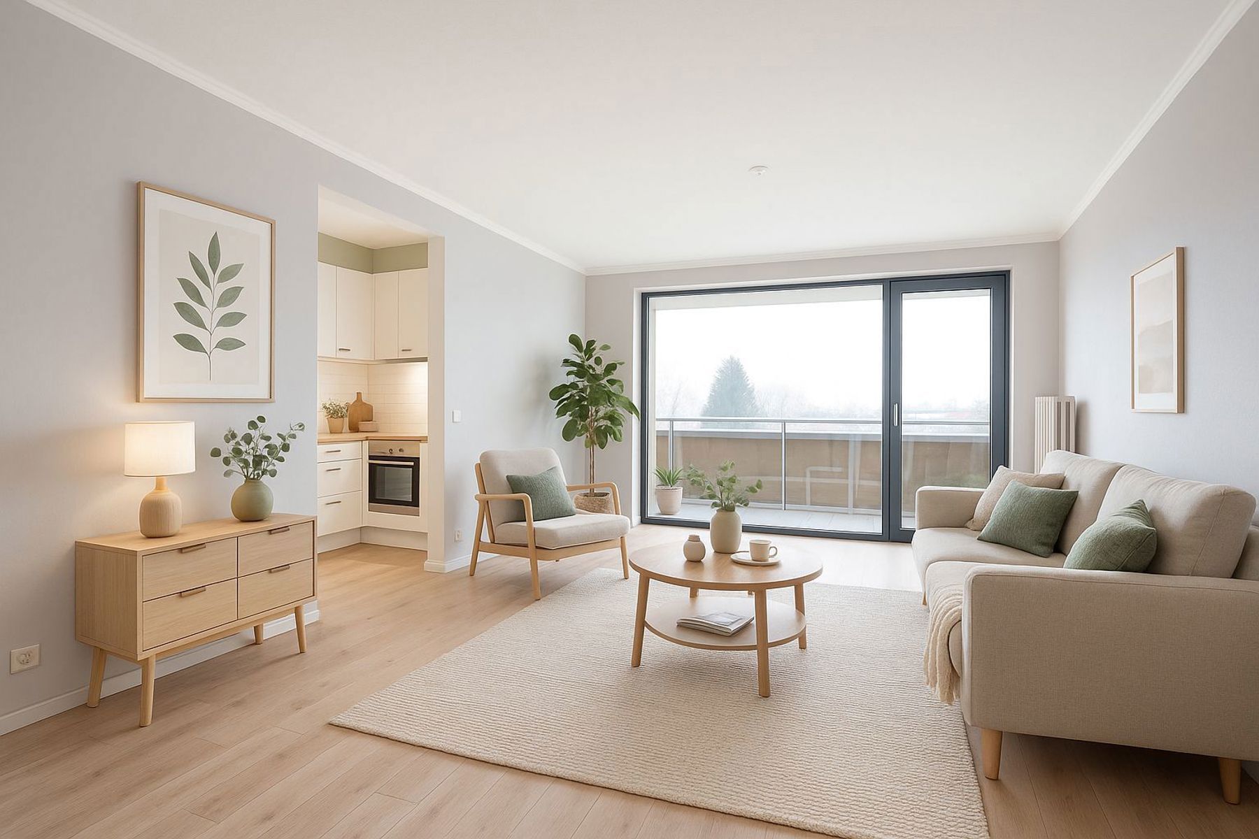 Leuk appartement met 2 slaapkamers en garage foto {{pictureIndex}}