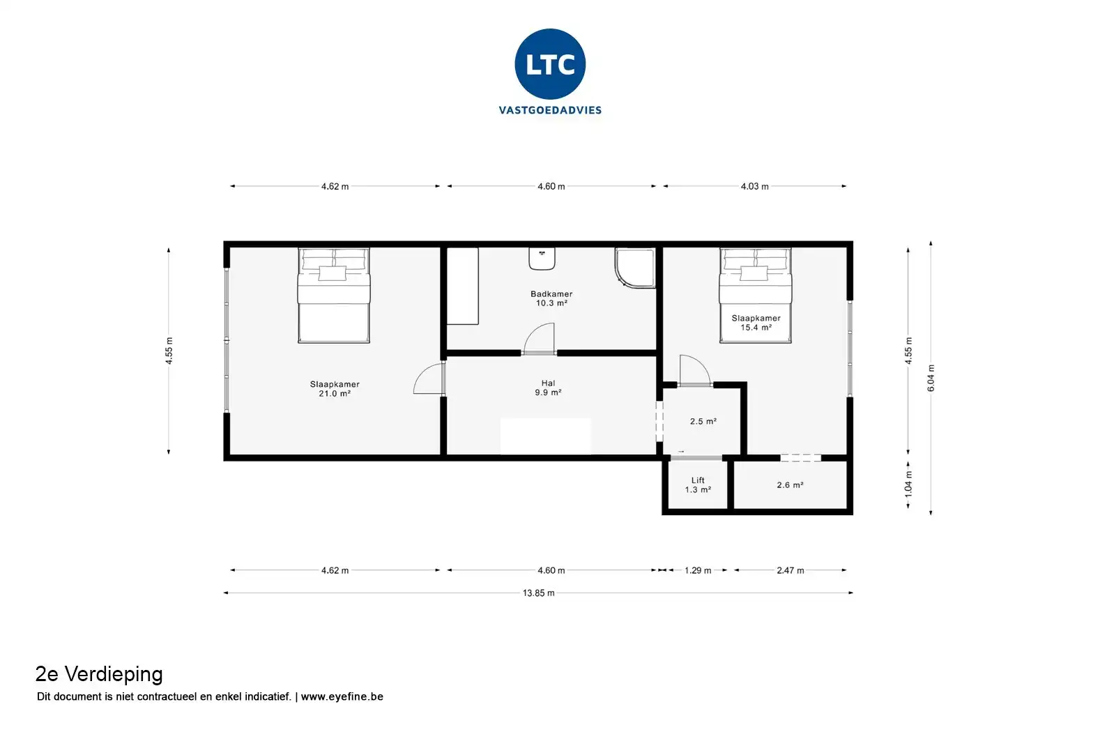 Te renoveren bel-étagewoning op topligging in het centrum van Tienen foto 24