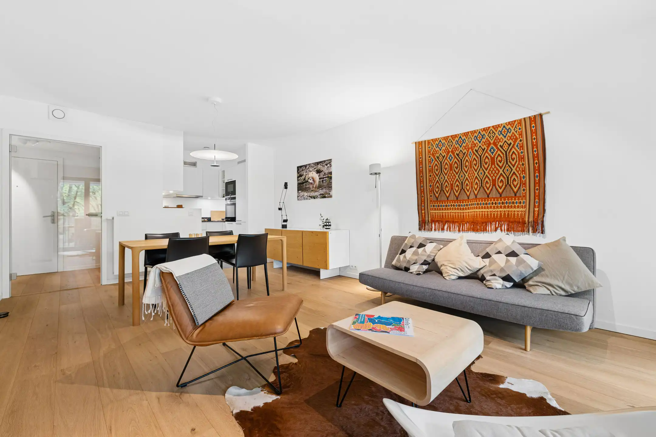 ELSENE, appartement met 1 kamer, terras en groen uitzicht foto 5