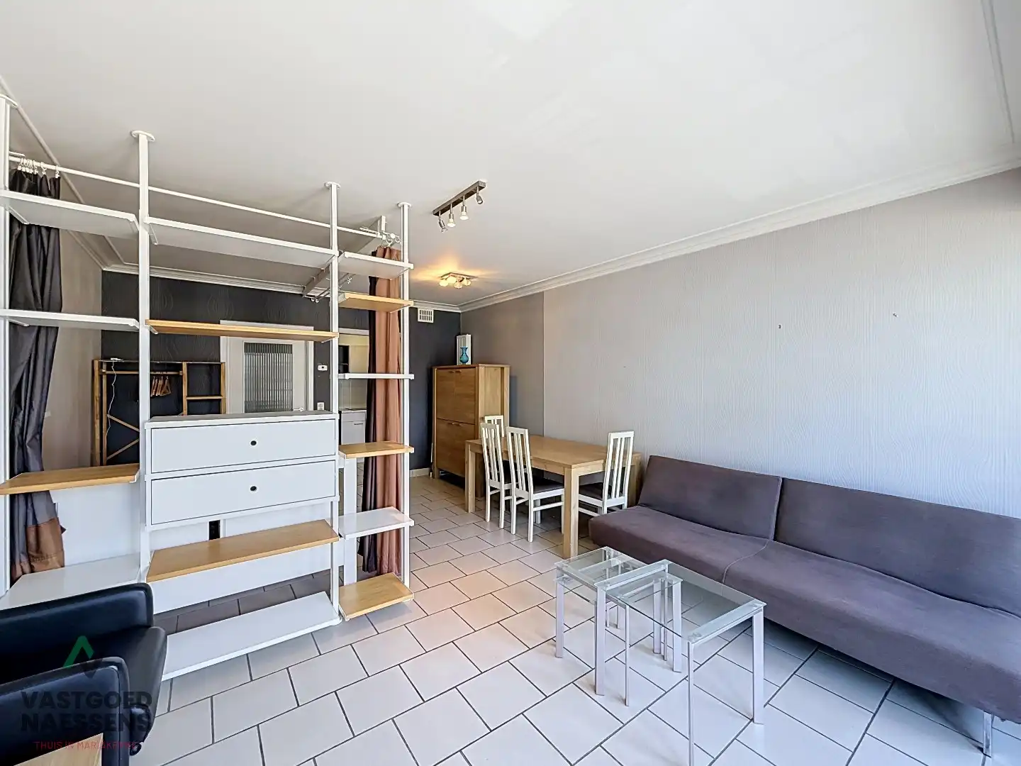 GEMEUBELDE STUDIO MET ZIJDELINGS ZEEZICHT foto 3