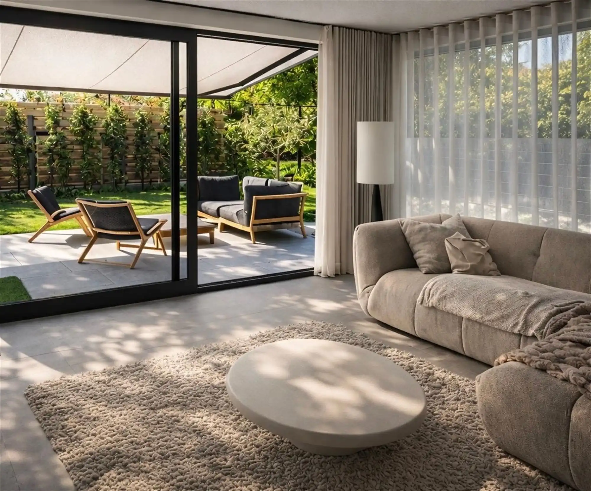 Gelijkvloers wonen met privacy en zonder syndicuskosten! foto 2