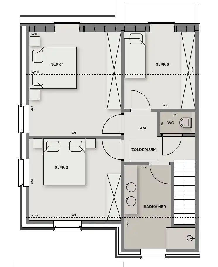 Halfopen karaktervolle nieuwbouwwoning met dubbele garage en tuin. ( 6%btw mogelijk ) foto 16