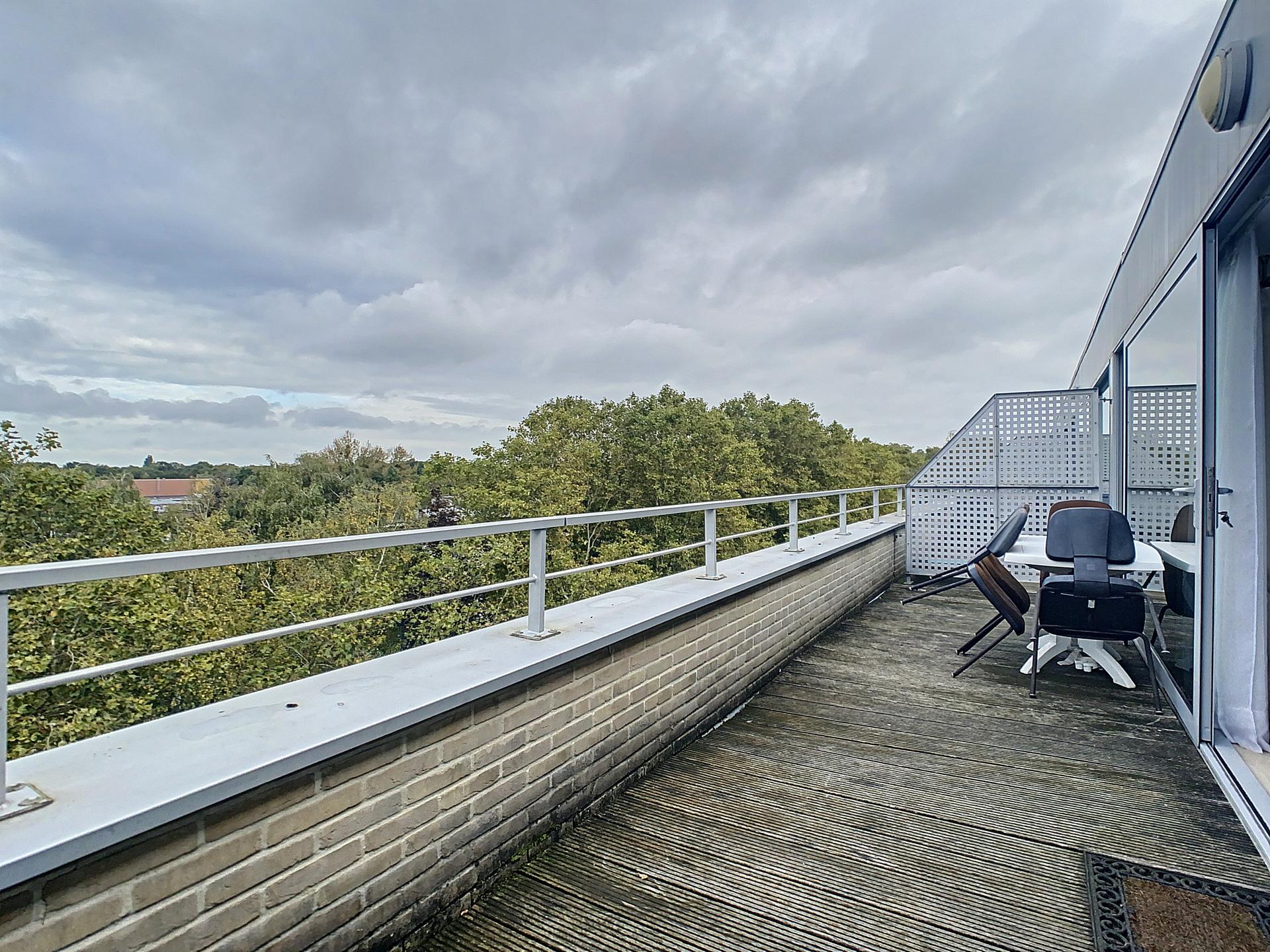 Duplex-penthouse met 3 slaapkamers en terras in Evere foto 3