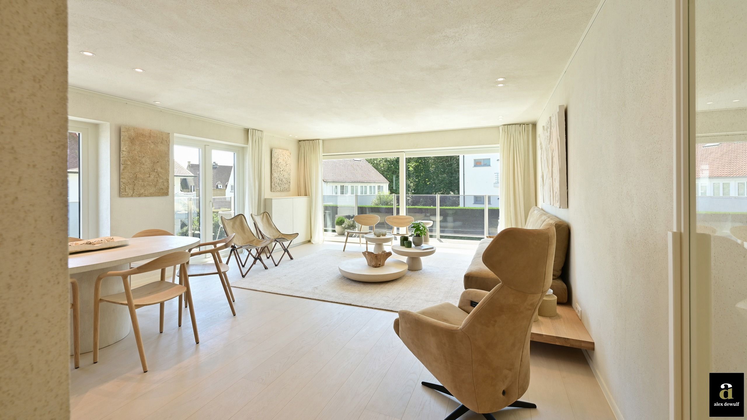 Uniek hoekappartement (3 slpk) met terrassen te Duinbergen  foto 3