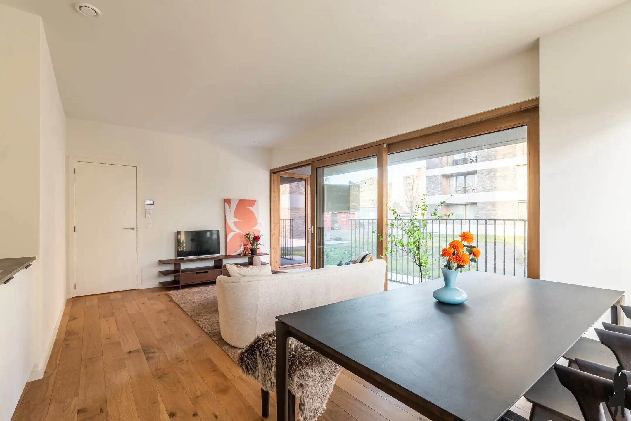 Gelijkvloers app met tuin in prestigieus project in Wilrijk foto 4