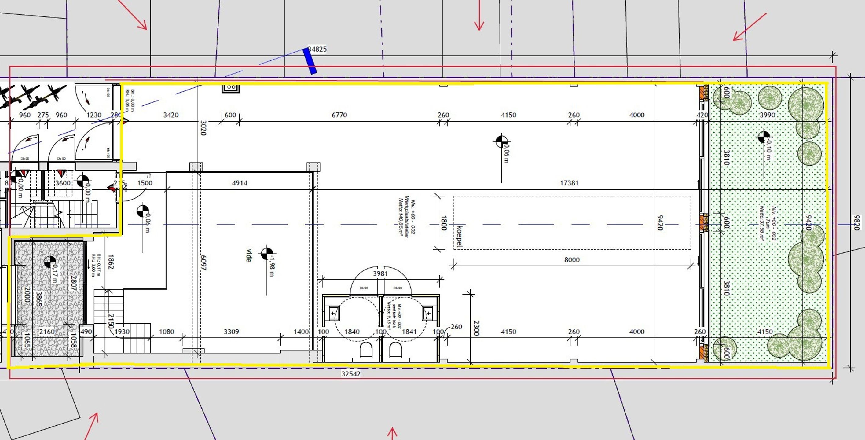 POLYVALENTE RUIMTE MET PATIO VAN CA 37 M² foto 3