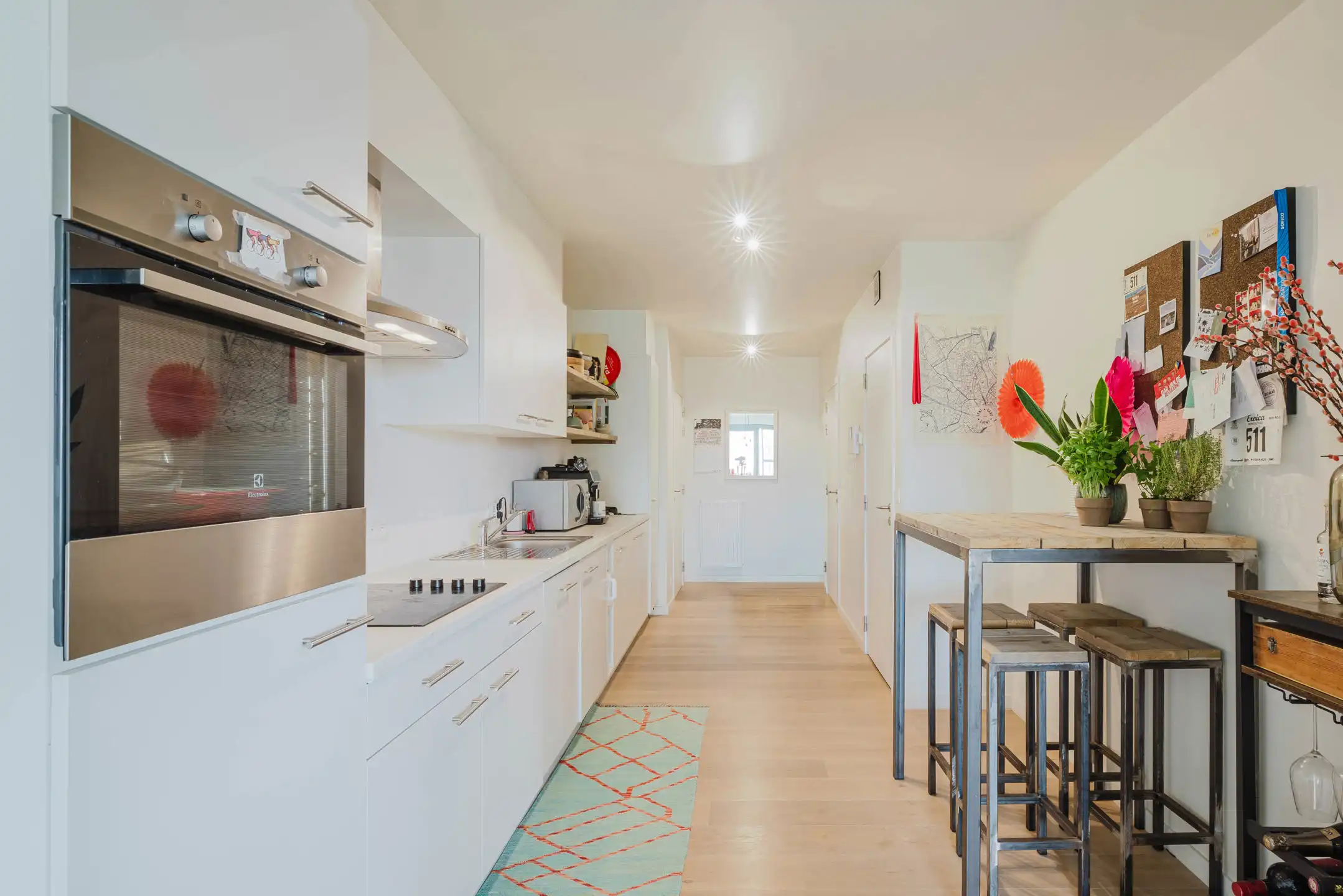 Dakappartement met één slaapkamer en ruim hoekterras te Gent foto 13