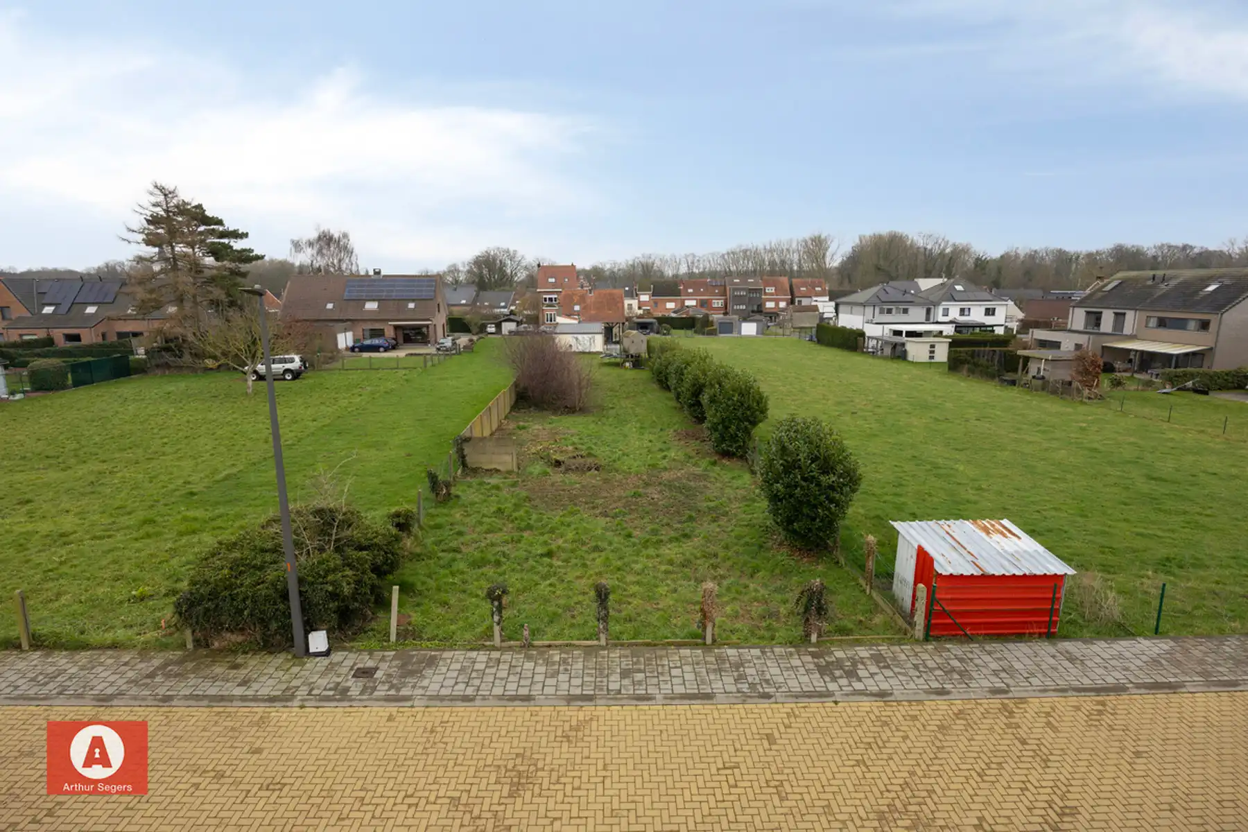 Zéér rustig gelegen bouwgrond in nieuwe verkaveling te Imde foto 2