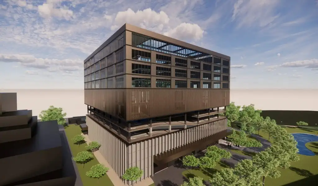 Kantoorruimte te huur in nieuwbouwproject Ouverture tegenover KBC toren te Gent foto 16