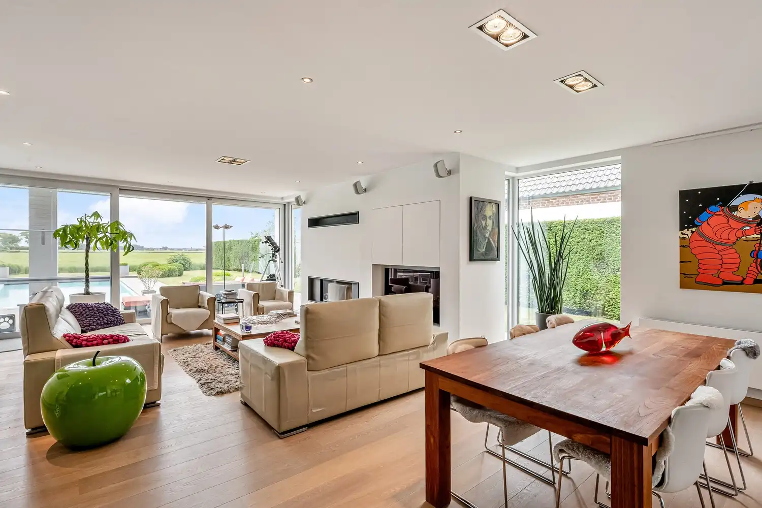 Exclusieve villa met zwembad en adembenemende polderzichten foto 7