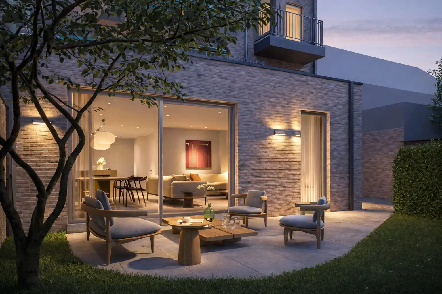 Nieuwbouw gelijkvloers appartement van 113 m² + terrassen foto 6