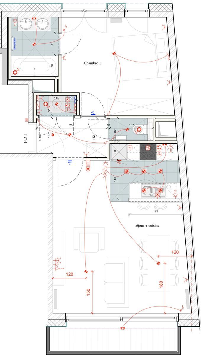 Prachtig appartement - 1 kamer + terras (NATO area) foto 11