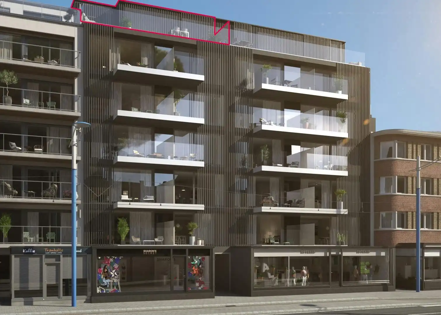 Luxueuze penthouse met ruime terrassen in Koksijde-Bad foto 3