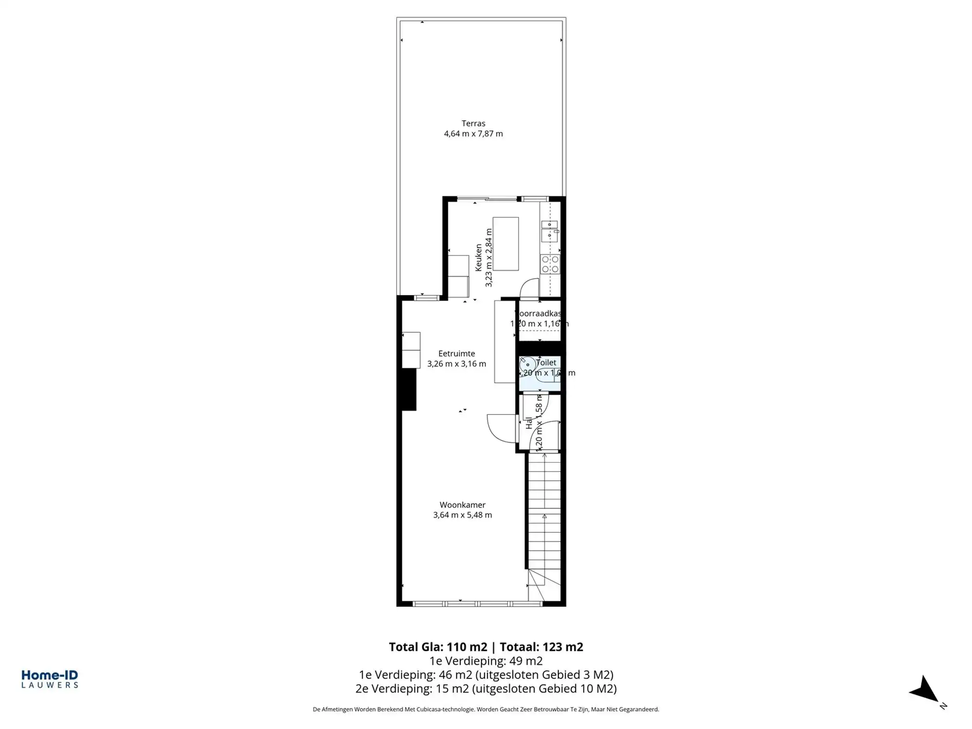 Fris triplex appartement met groot dakterras en garage foto 38