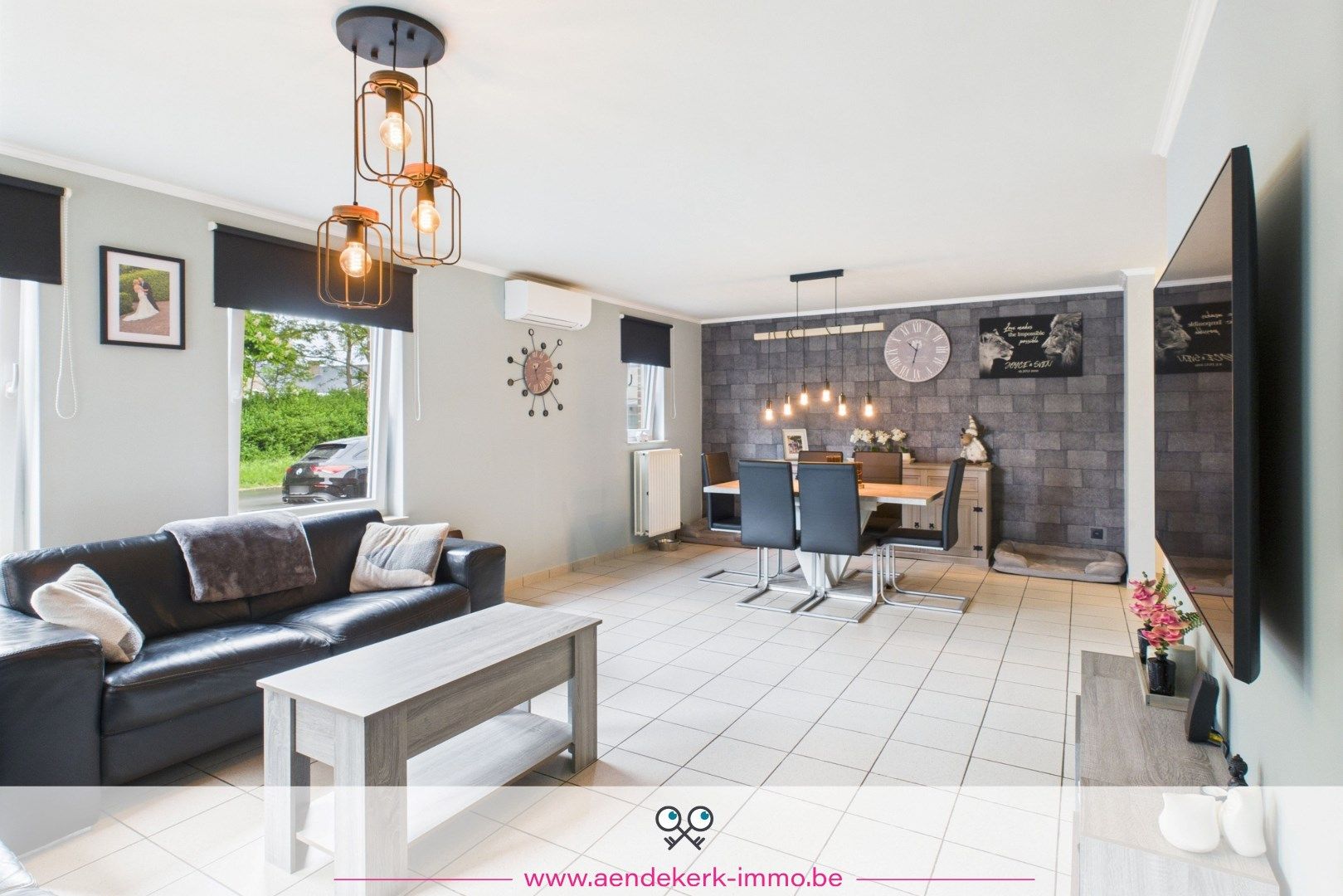 Gelijkvloers appartement met garage en tuin foto 2