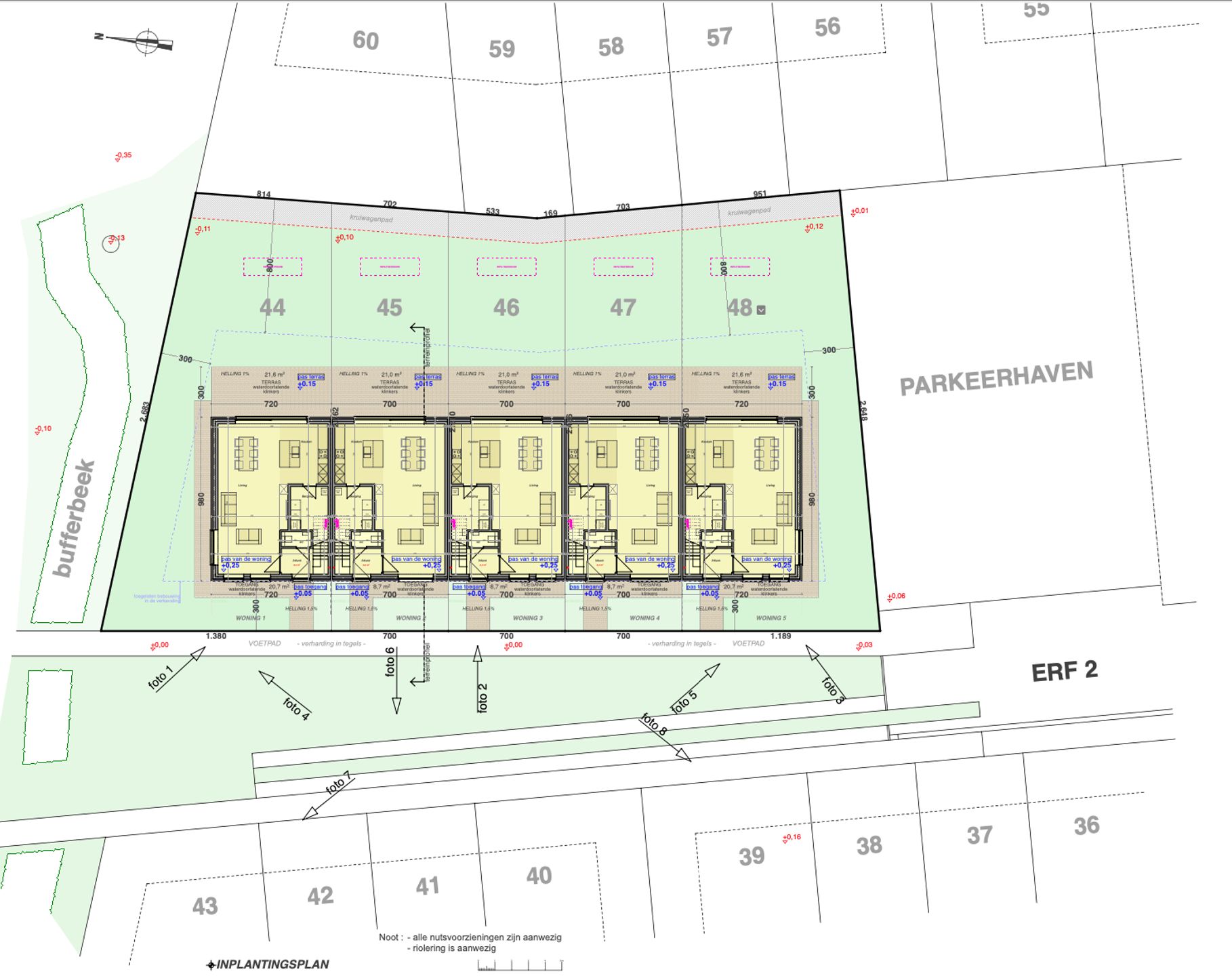 5 energiezuininge nieuwbouwwoningen met tuin.  foto 3