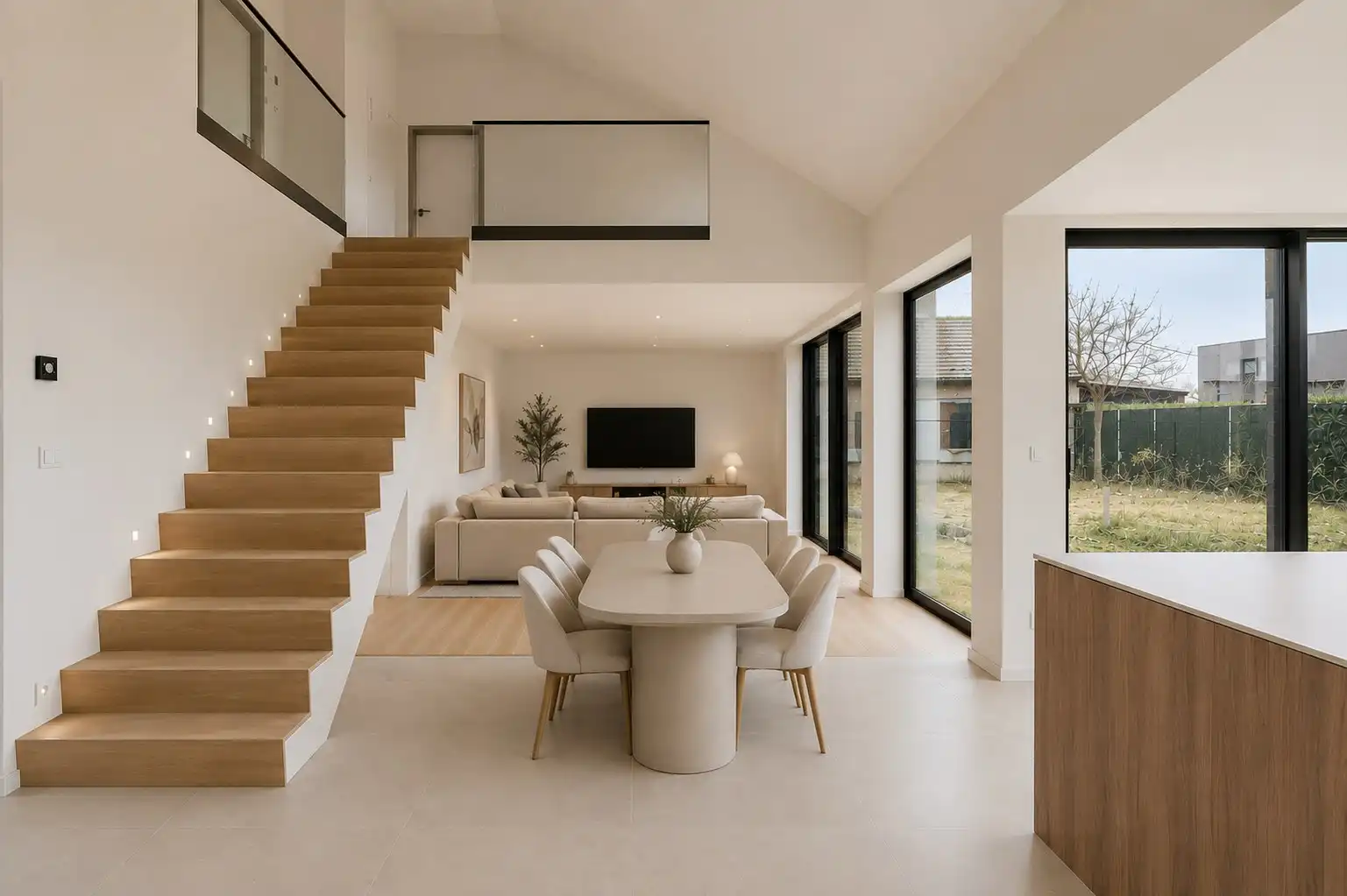 Exclusieve, volledig afgewerkte halfvrijstaande woning na transformatie van bestaande hoeve naar 2 BEN-woningen!  foto 7