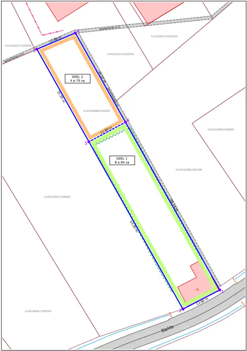 Bouwgrond voor open bebouwing te Oordegem foto 2